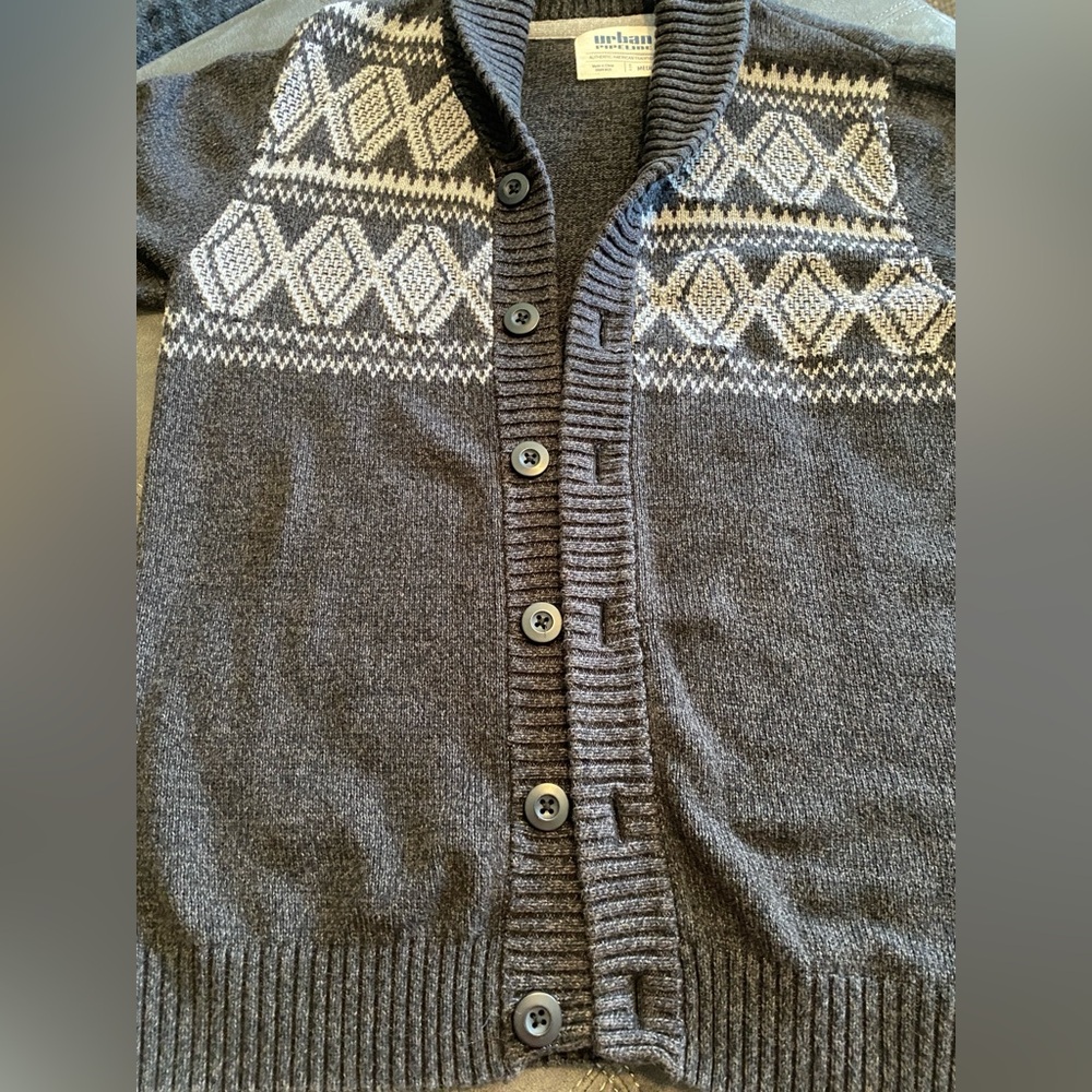 Urban Pipeline cardigan men’s/unisex sweater Med - Picture 7 of 12